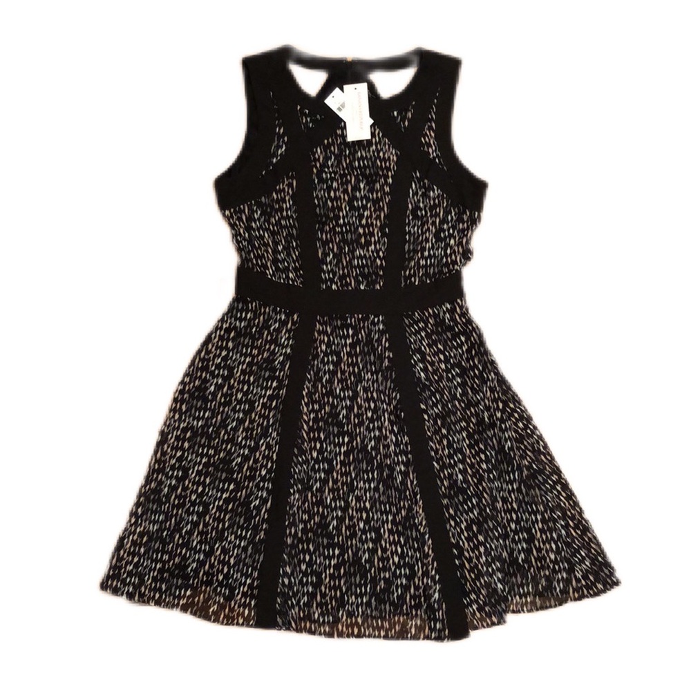Banana Republic Printed Mini Dress in Cool Combo, size 4P